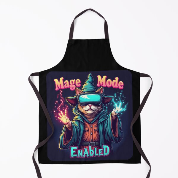 Item preview, Retro Gaming Wizard Cat designed and sold by duke818.