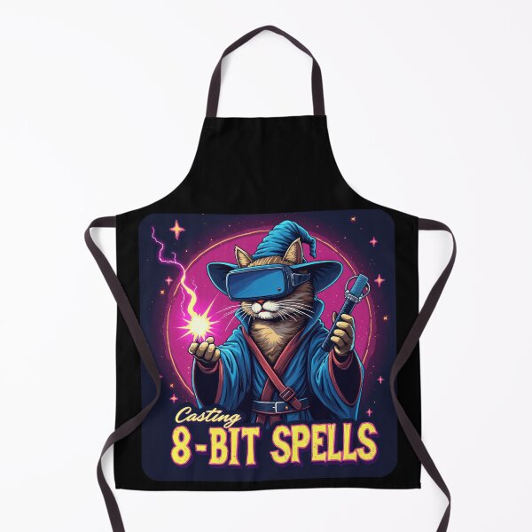 Item preview, Retro Gaming Wizard Cat designed and sold by duke818.