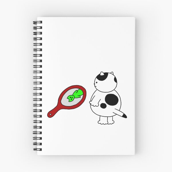 Item preview, a Cat and an alien in the mirror designed and sold by superbaechoo.