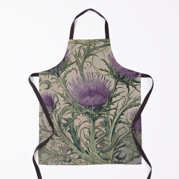Item preview, Purple Thistle In Art Nouveau Style designed and sold by Tamas Das.