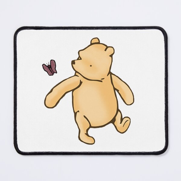 Item preview, Winnie the Pooh with butterfly designed and sold by CrispyCreationCo.