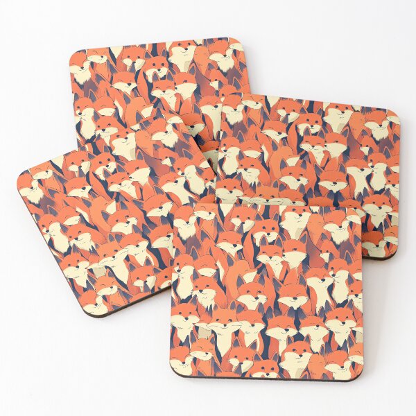 Item preview, Cute Fox Pattern designed and sold by KiwiGrizzly.