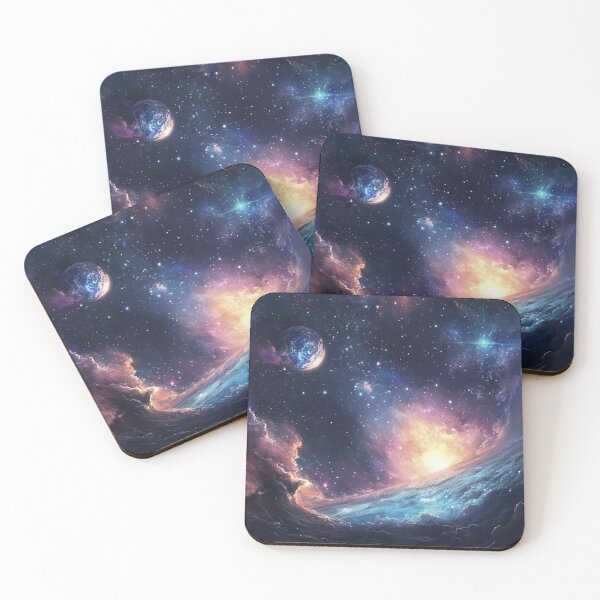 Item preview, galaxy themed space scene designed and sold by leekatwan.