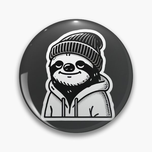 Item preview, Minimal Hip-Hop Sloth Sticker designed and sold by Wesbro0.