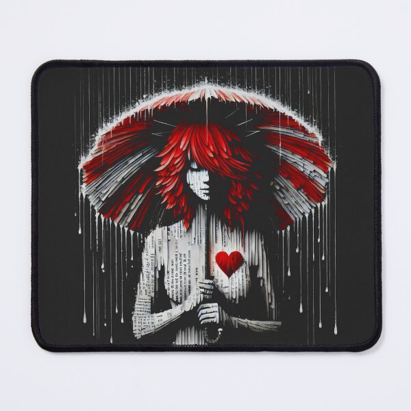Item preview, Whispers Of Love In Red And Gray designed and sold by SplashTastic.