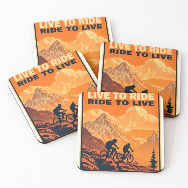 Item preview, Live to Ride, Ride to Live retro cycling  designed and sold by svarupa.