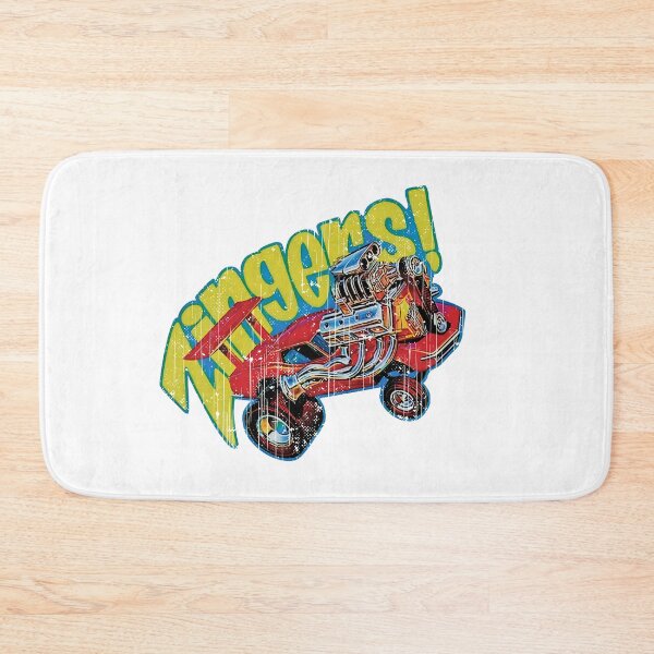 Item preview, Vintage 1974 Zingers wild hot rod kits - aged, worn distressed print designed and sold by retropetrol.