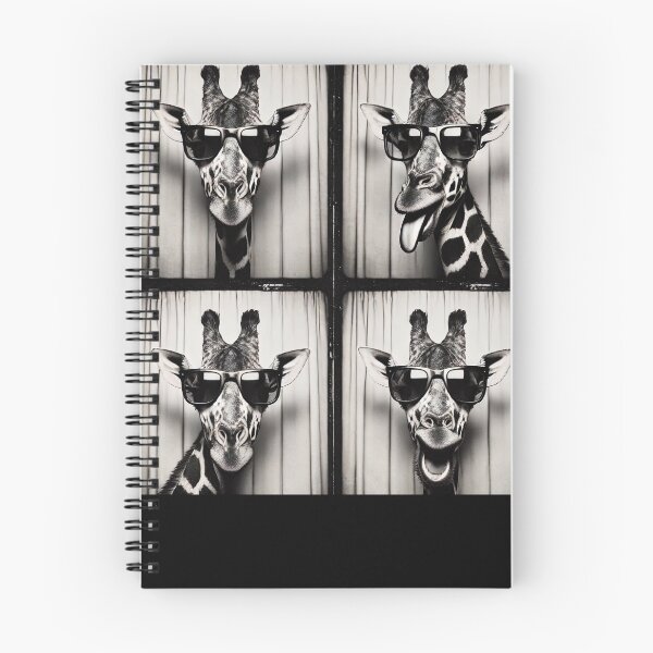 Item preview, Funny Giraffes with Sunglasses Photobooth Camera Vintage Photography T-Shirt designed and sold by boundlessly2art.