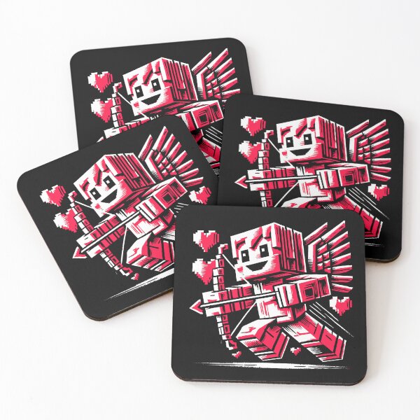 Item preview, 8-Bit Pixelized Cupid | Retro Love Archer Valentine's Day designed and sold by Tabu Touch.