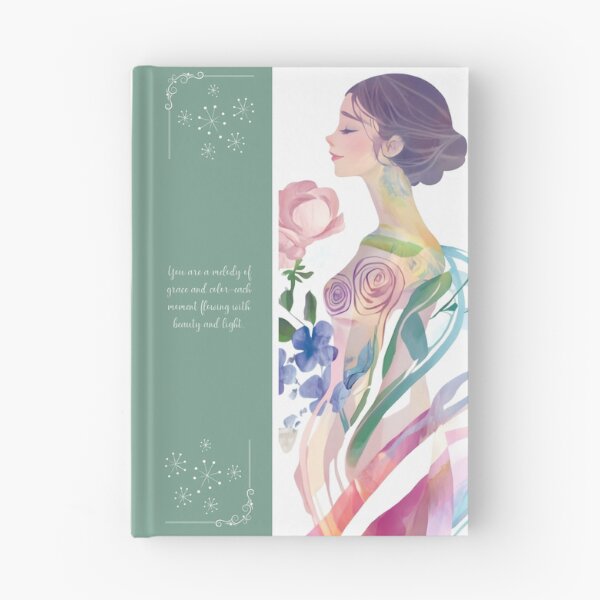 Item preview, Flowing Grace – Inspirational Watercolor Art  designed and sold by BlissWishes.