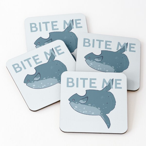 Item preview, "BITE ME" Ocean Sunfish Mola Mola designed and sold by rornelson.