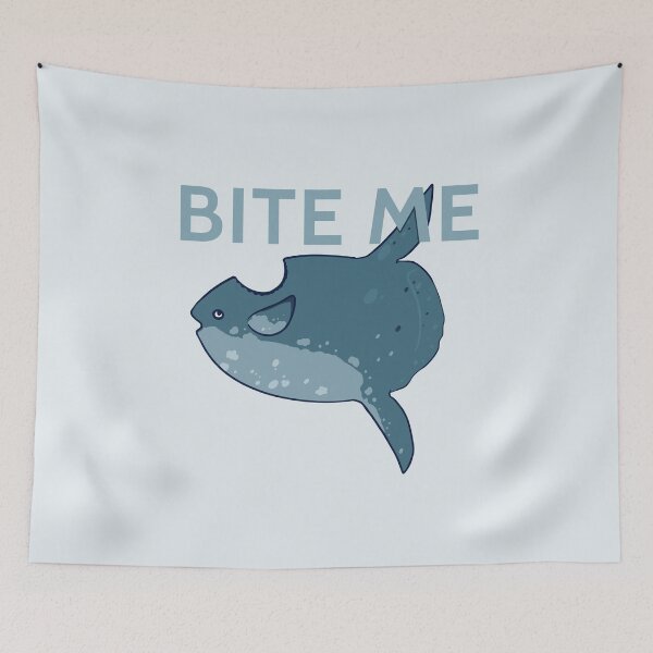Item preview, "BITE ME" Ocean Sunfish Mola Mola designed and sold by rornelson.