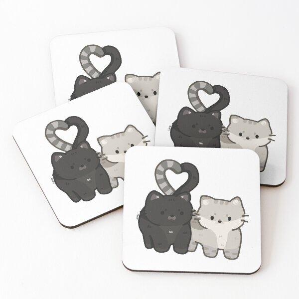 Item preview, Cute Cat Duo designed and sold by lijuap.