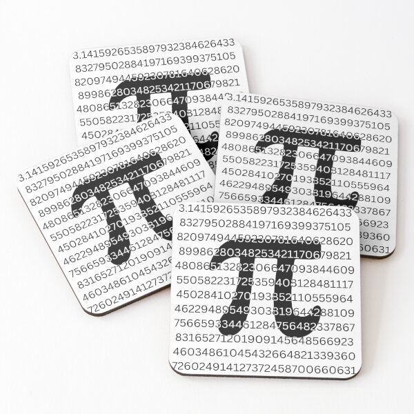 Item preview, Pi Digits with Bold Pi Symbol designed and sold by mateuszwrz.