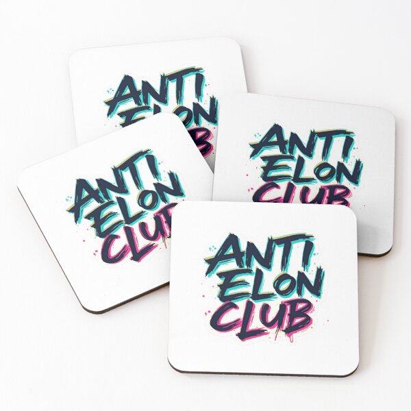 Item preview, Neon Graffiti "Anti Elon Club" Design designed and sold by Calymera.