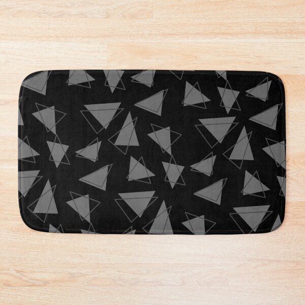 Item preview, Triangles pattern,black,grey designed and sold by cutecrazytshirt.