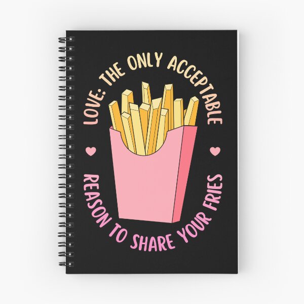 Item preview, Love Is Sharing Your Fries | Valentine's Day designed and sold by ObsidianDaz.