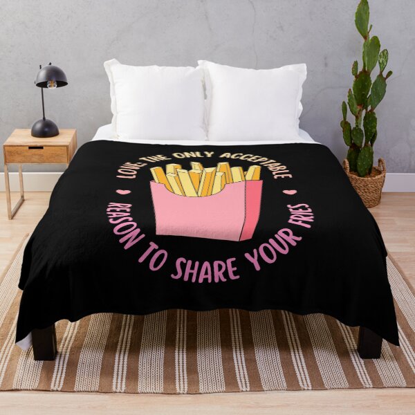 Item preview, Love Is Sharing Your Fries | Valentine's Day designed and sold by ObsidianDaz.