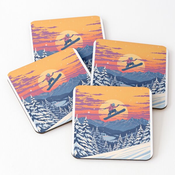 Item preview, Retro style Snowboard poster art  designed and sold by svarupa.