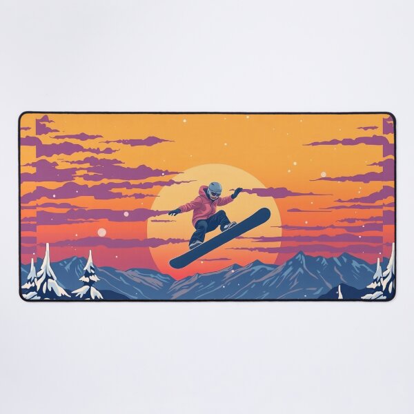 Aperçu de l'œuvre Affiche de snowboard de style rétro créée et vendue par svarupa.