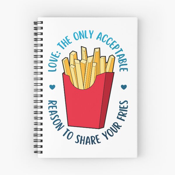 Item preview, Love Is Sharing Your Fries | Valentine's Day designed and sold by ObsidianDaz.