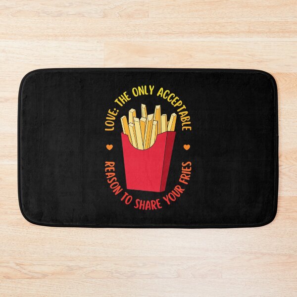 Item preview, Love Is Sharing Your Fries | Valentine's Day designed and sold by ObsidianDaz.