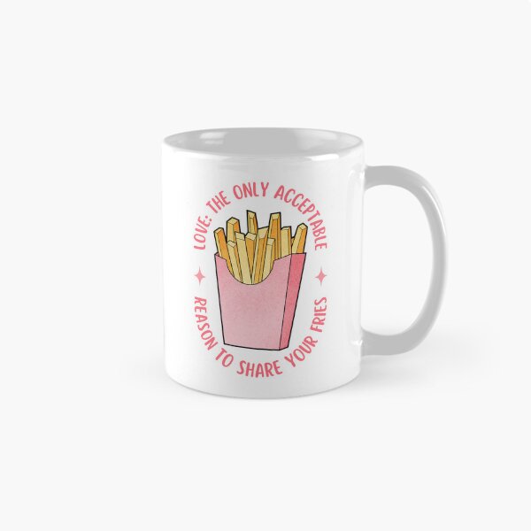 Item preview, Love Is Sharing Your Fries | Valentine's Day designed and sold by ObsidianDaz.