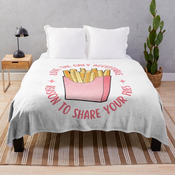 Item preview, Love Is Sharing Your Fries | Valentine's Day designed and sold by ObsidianDaz.