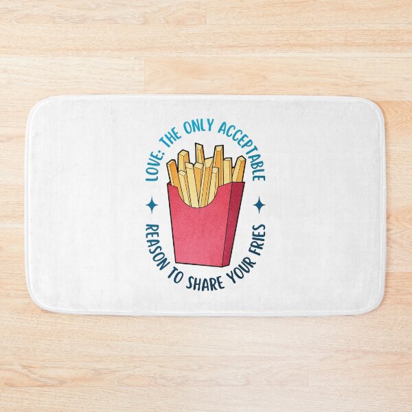 Item preview, Love Is Sharing Your Fries | Valentine's Day designed and sold by ObsidianDaz.