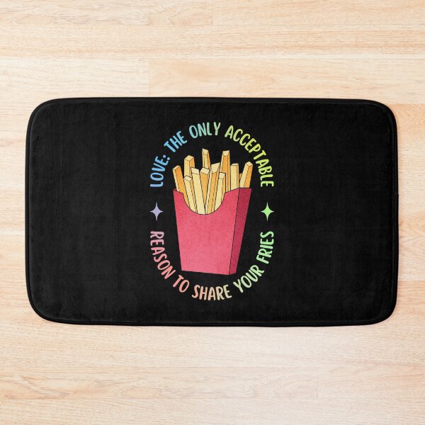 Item preview, Love Is Sharing Your Fries | Valentine's Day designed and sold by ObsidianDaz.