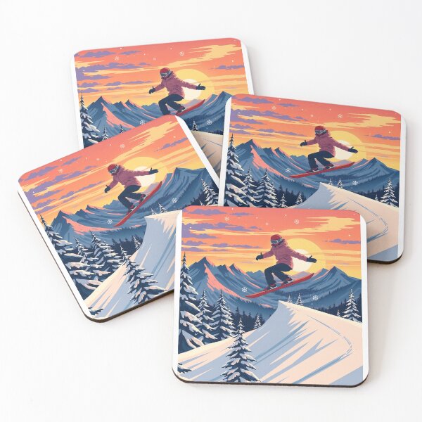 Item preview, Retro style Snowboard poster art  designed and sold by svarupa.