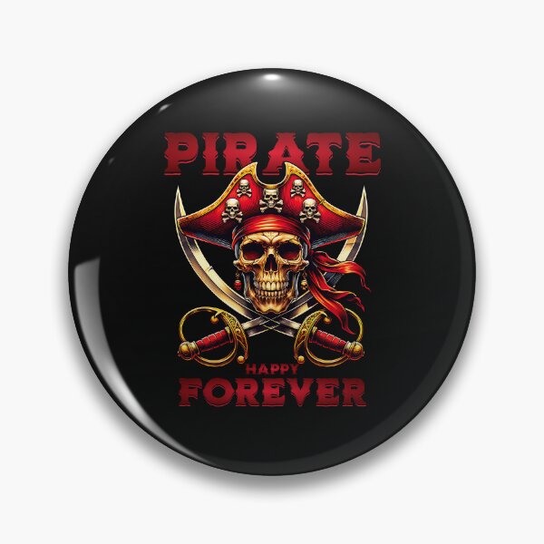 Item preview, Pirate Forever Skull Design designed and sold by Belarte.shop.