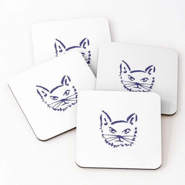 Item preview, Navy Sassy Cat designed and sold by MagentaTwilight.