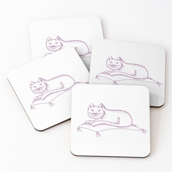 Item preview, Lilac Grey Meowgical Cat designed and sold by MagentaTwilight.