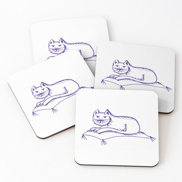 Item preview, Violet Meowgical Cat designed and sold by MagentaTwilight.