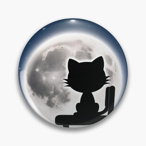 Item preview, Cat & Moon V designed and sold by VeenyOcicat.