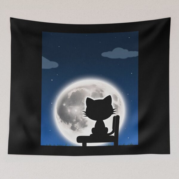 Item preview, Cat & Moon V designed and sold by VeenyOcicat.