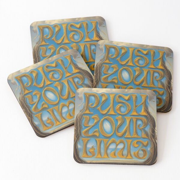 Item preview, Push Your Limits – Surreal Motivation designed and sold by Jus1sicpuppy.