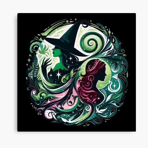 Item preview, Elphaba & Glinda Wicked the Musical designed and sold by NerdiPop.