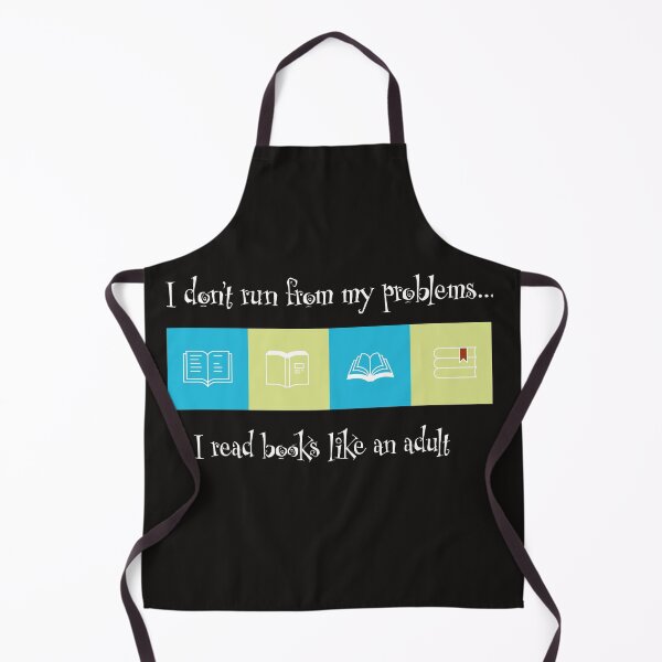 Item preview, I don't run from my problems I read books like an adult designed and sold by catninja86.