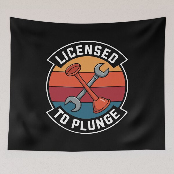 Item preview, Licensed To Plunge designed and sold by TrippyOutfitter.
