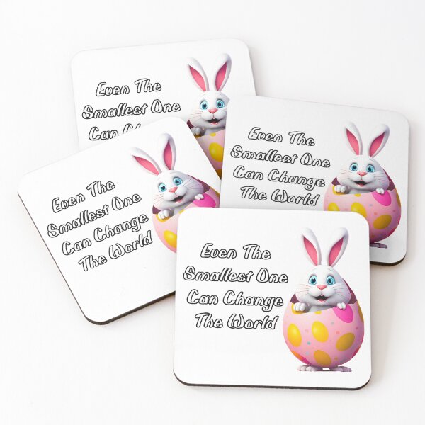 Item preview, Even The Smallest One Can Change The World - Bunny quote 1 designed and sold by Tom-Johnson.
