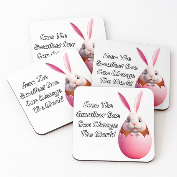 Item preview, Even The Smallest One Can Change The World - Bunny quote 2 designed and sold by Tom-Johnson.