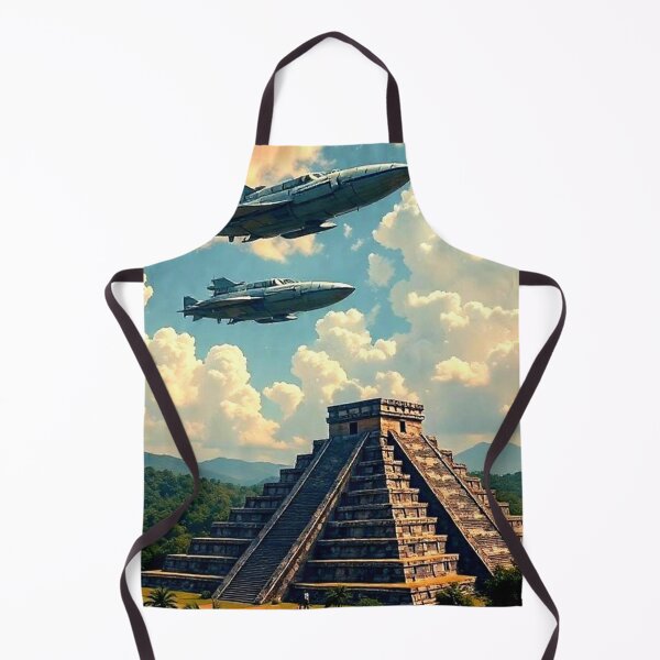Item preview, Mayan Pyramids and Spaceships designed and sold by Dogandesighn.