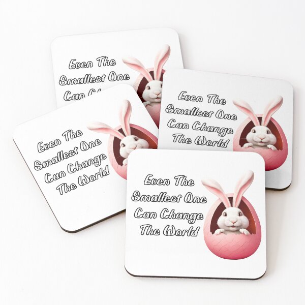 Item preview, Even The Smallest One Can Change The World - Bunny quote 3 designed and sold by Tom-Johnson.