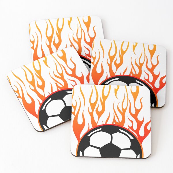 Aperçu de l'œuvre ballon football flamme feu flame logo créée et vendue par Achille3777.