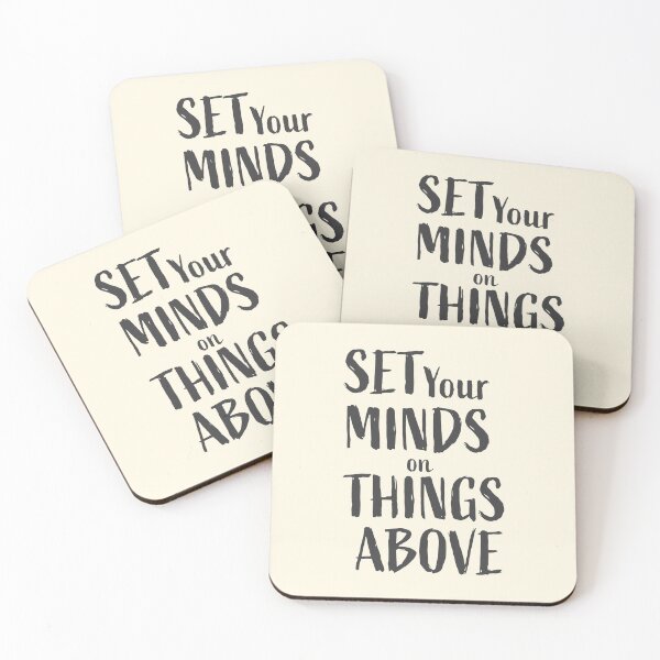 Item preview, Set Your Minds On Things Above - Christian  designed and sold by CrossCrafted.