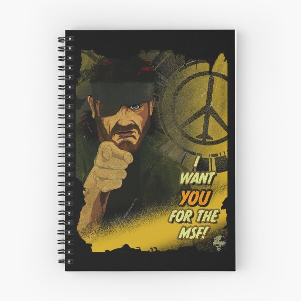 Item preview, Big Boss MSF Recruitment Poster (MGS: Peace Walker) designed and sold by Pryarc.
