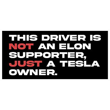 Vorschaubild zum Design Lustige Anti-Elon-Tesla-Autostoßstange von brkvdesign