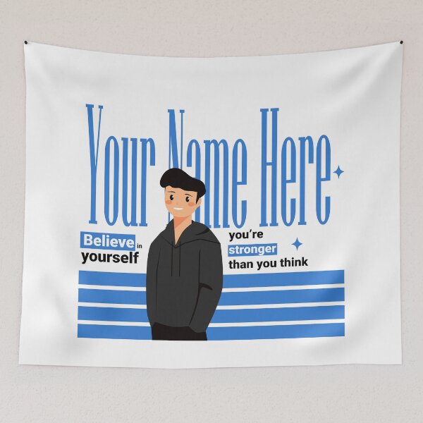 Item preview, Believe in Yourself – Customizable Design with Your Name designed and sold by Tulip Creators .